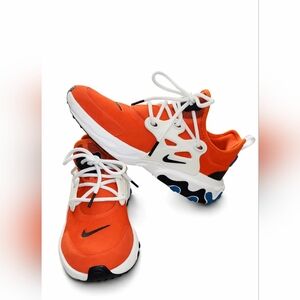 Nike React Presto sneaker in Cosmic Clay/Blue Hero/Sail/Black colorway